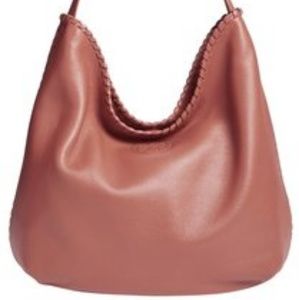 Tory Burch Marion Slouch Hobo Dusty Pink